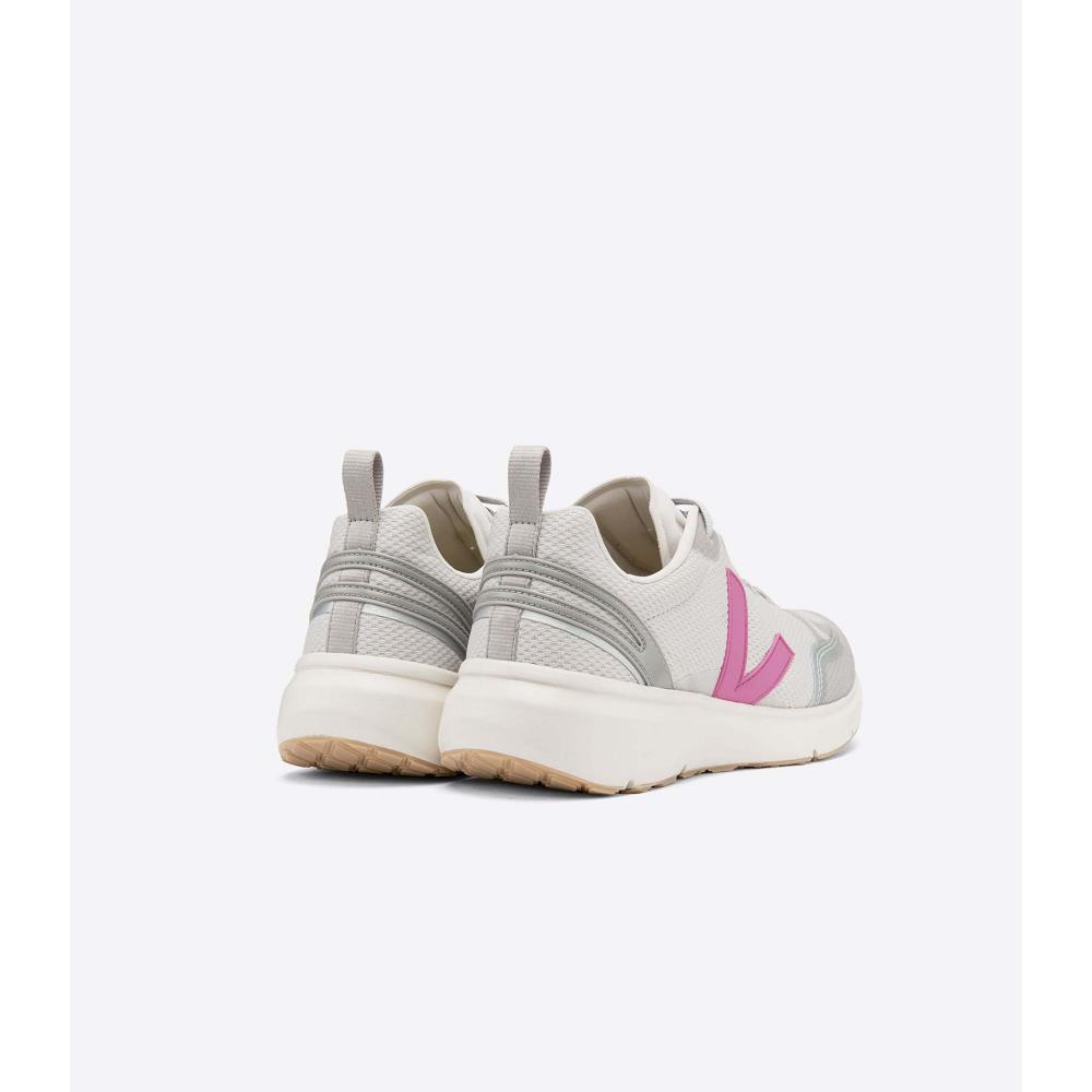 παπουτσια γυναικεια Veja CONDOR 2 ALVEOMESH Grey/Pink | GR 496AHK